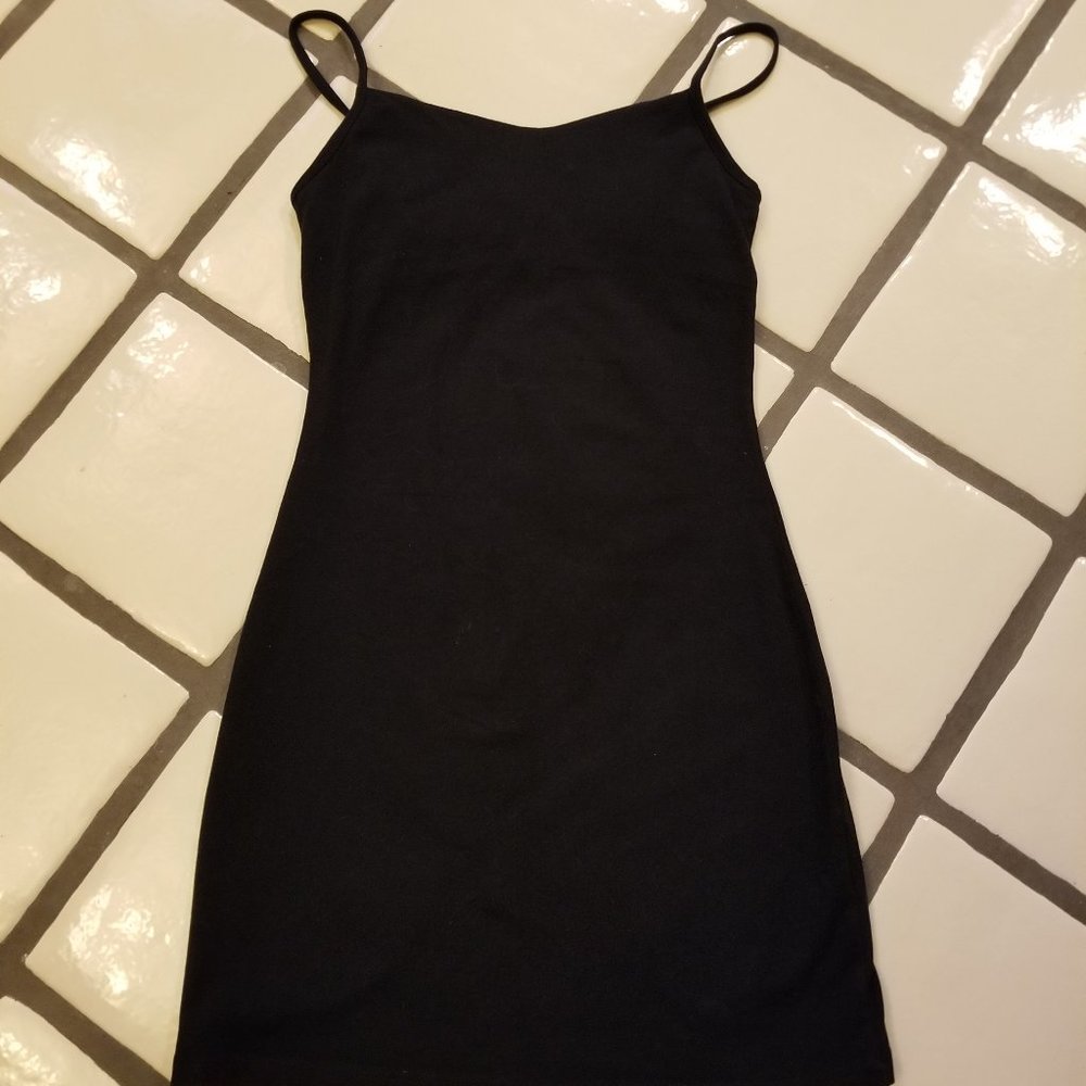 Moda International Victoria's Secret Black Built In Shelf Bra Dress